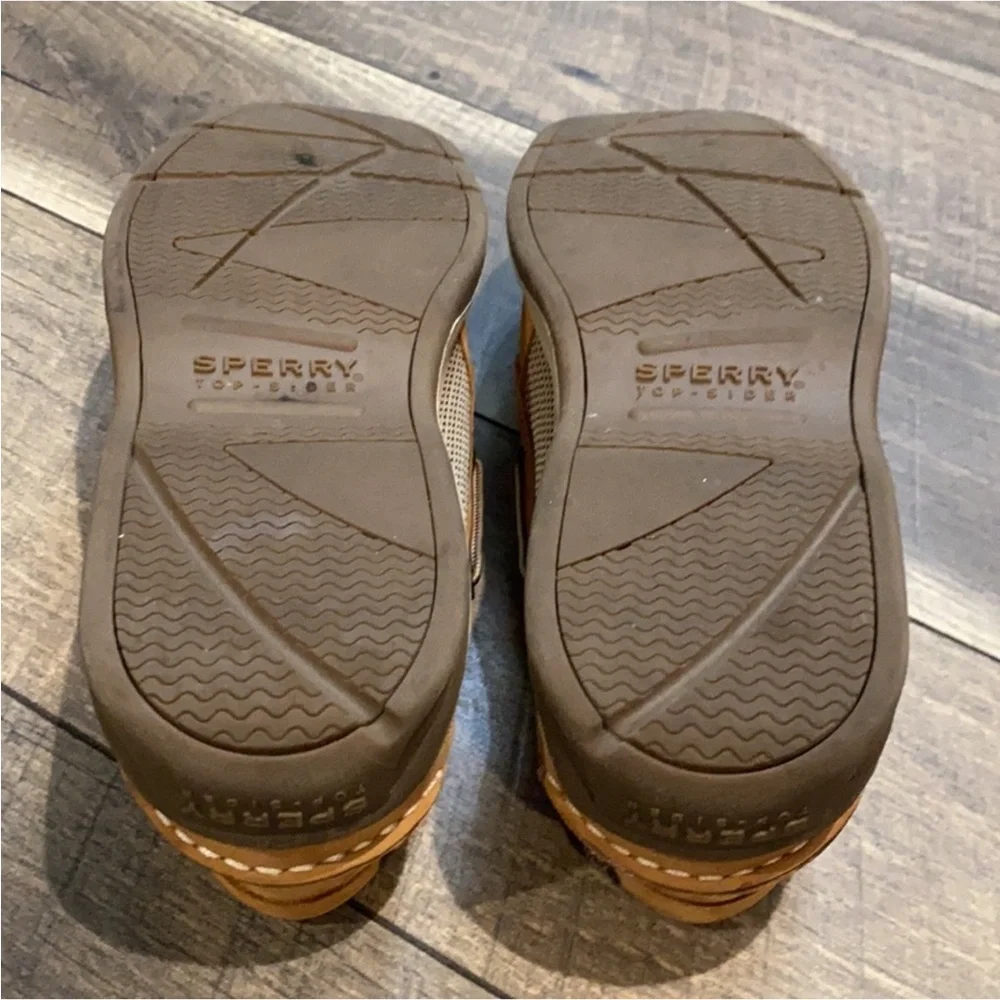 Authentic Sperry Top Sider men's designer leather boat shoes sz 7